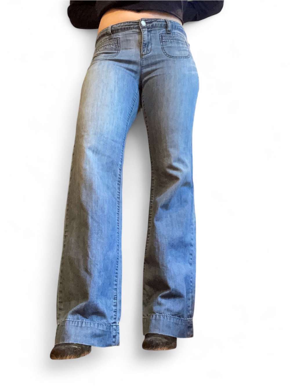 Gap Jeans vintage Y2K size 4 Classic low rise Flare Jeans - Light Blue